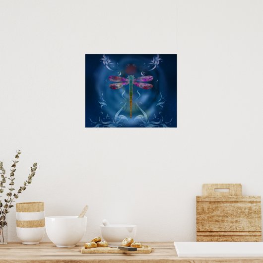 Poster L'effet libellule (Cuisine)