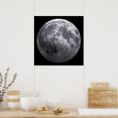 Poster L'effet Lune - 3D (Cuisine)