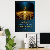 Poster L'effet Ripple (Bureau à domicile)