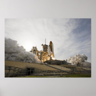 Poster L'effort de navette spatiale enlève 3