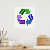 Poster L'égalité d'amour pour la paix (Cuisine)