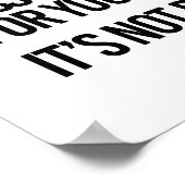 Poster L'égalité des droits n'est pas un gâchis - - pour  (Coin)