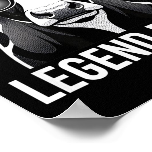 Poster Legend Dairy, Cool Cow With Sungles  (Coin)