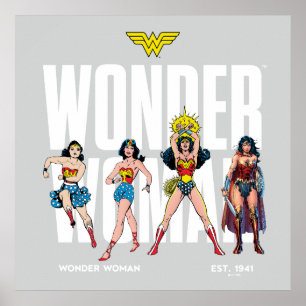 Poster Légendaire Wonder Woman pour toujours Graphique