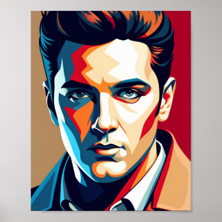 Poster Legendarische zangeres