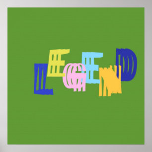 Poster légende