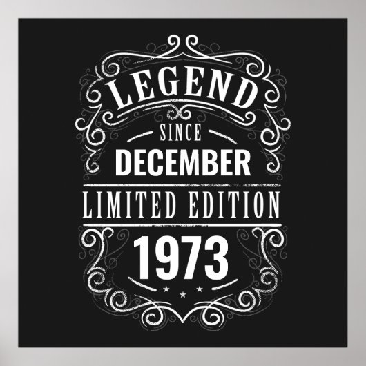 Poster Légende depuis Customisée (Devant)