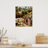 Poster Légende des reliques de Saint Jean le Baptiste (Cuisine)