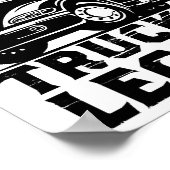 Poster Légende du camionneur papa mari (Coin)