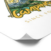 Poster Légende du camping depuis toujours (Coin)