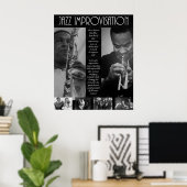 Poster Légende du jazz (Bureau à domicile)
