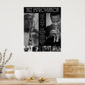Poster Légende du jazz (Cuisine)