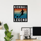 Poster Légende du Kickball (Bureau à domicile)