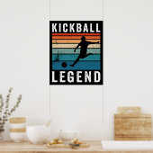 Poster Légende du Kickball (Cuisine)