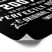 Poster Légende du mythe masculin Octobre 2007 15e anniver (Coin)