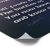 Poster Légende inspirante par Kim McElroy (Coin)