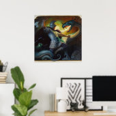 Poster Légendes de Charlemagne par Newell Convers Wyeth (Bureau à domicile)