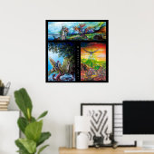 POSTER LÉGENDES DE MAGIE ET DE MYSTÈRE (Bureau à domicile)