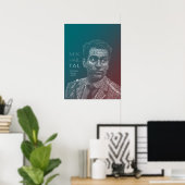Poster Légendes des échecs : Mikhail Tal (Bureau à domicile)