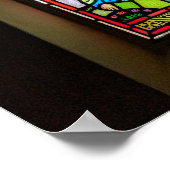 Poster L'église catholique en verre tendu (Coin)