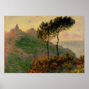 Poster L'église chez Varengeville - Claude Monet
