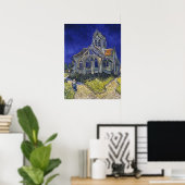Poster L'église d'Auvers par Vincent van Gogh (Bureau à domicile)