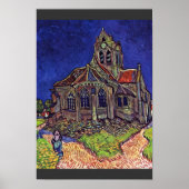 Poster L'Église D'Auvers-Sur-Oise, Par Vincent Van (Devant)