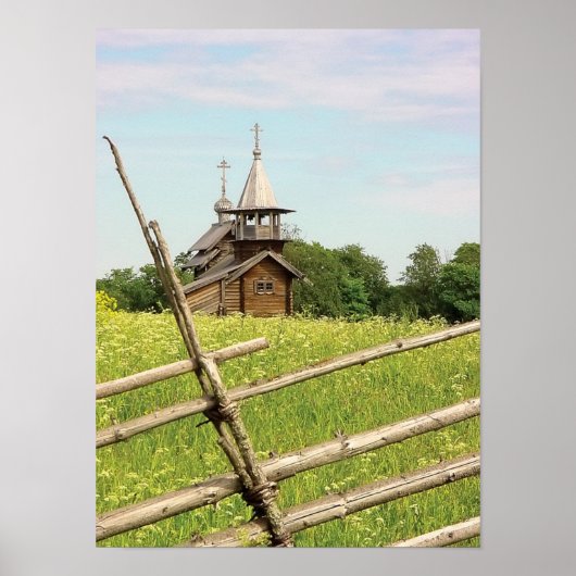 Poster L'église de l'île de Kizhi (Devant)