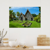 Poster L'Église De Pierre De L'Île De Kwato (Cuisine)