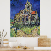Poster L'église de Van Gogh à Auvers (Cuisine)