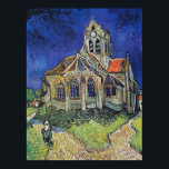 Poster L'église de Van Gogh à Auvers<br><div class="desc">L'église d'Auvers par Vincent van Gogh (1890).</div>