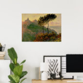 Poster L'église de Varengeville - Claude Monet (Bureau à domicile)