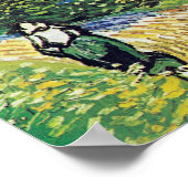 Poster L'église de Vincent van Gogh à Auvers (Coin)