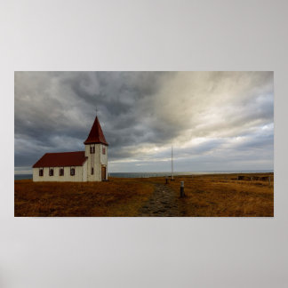 Poster L'église d'Hellnar