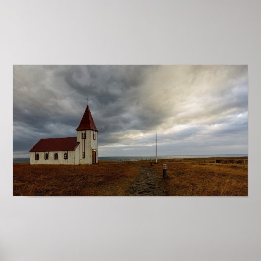 Poster L'église d'Hellnar (Devant)