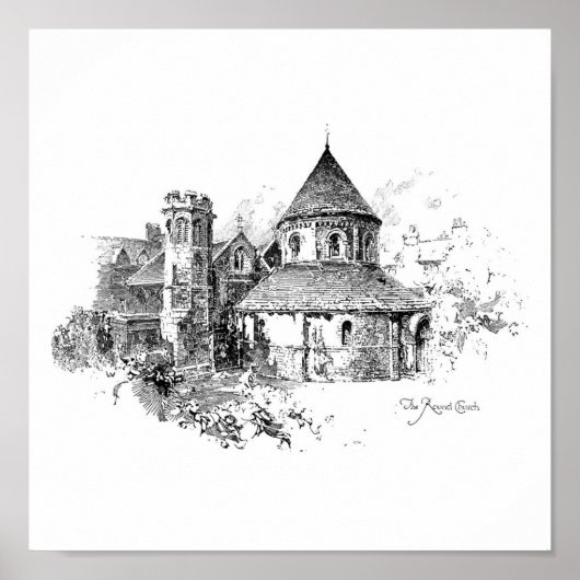 Poster L'église ronde (Devant)