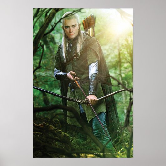 Poster LEGOLAS GREENLEAF™ avec arc (Devant)