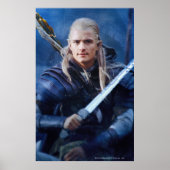 Poster LEGOLAS GREENLEAF™ en bleu (Devant)