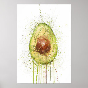 Poster Légume avocat