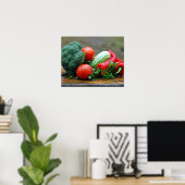 Poster Légumes (Bureau à domicile)