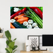 Poster Légumes (Bureau à domicile)