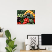 Poster Légumes 2 (Bureau à domicile)