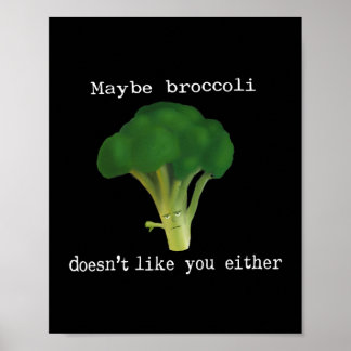 Poster Légumes Broccoli ne vous plaît pas D0100101A