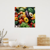 POSTER LÉGUMES DE FRUITS (Cuisine)