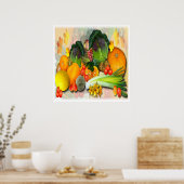 Poster LÉGUMES DE L'AUTOMNE ~ Imprimer/Poster (Cuisine)