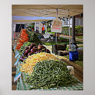 Poster Légumes et plus de légumes