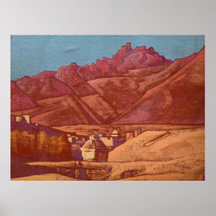 Poster Leh, Ladakh par Nicholas Roerich