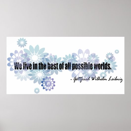 Poster Leibniz (Devant)