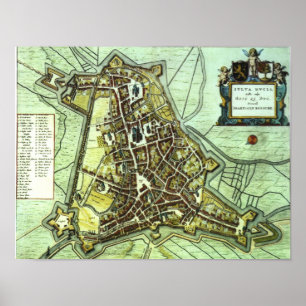 Poster Leiden - 1652