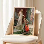 Poster Leighton Accolade Knighart Pré Raphaelite